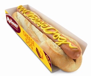 Rollover Cheese Hotdog