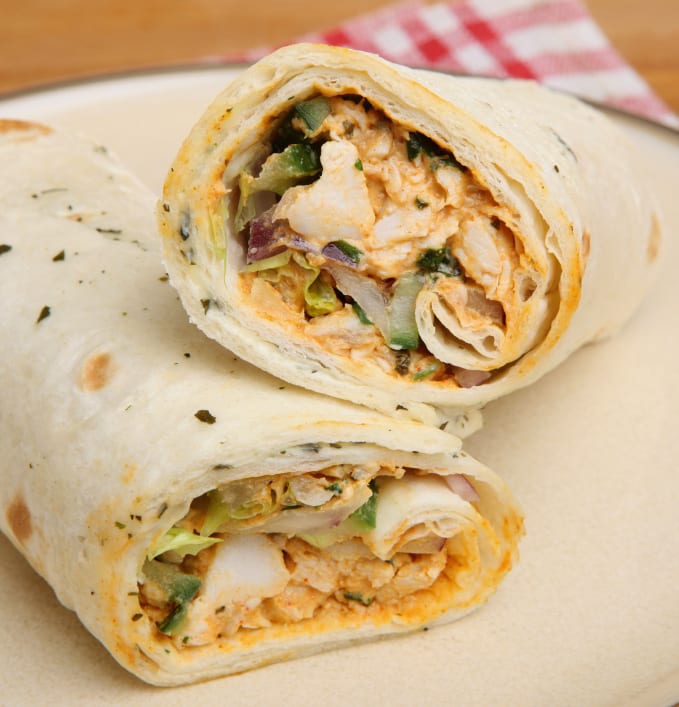 Chicken Tikka Wrap - KK Catering