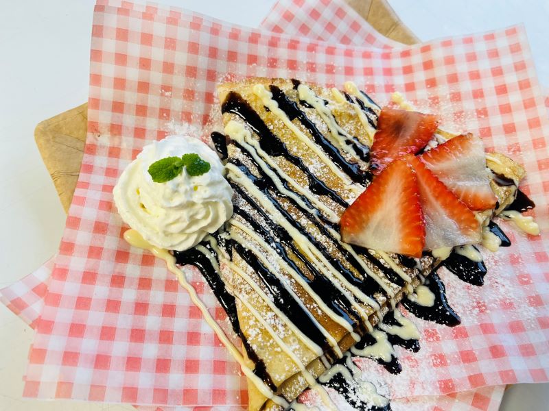 Strawberry and Nutella Crepe